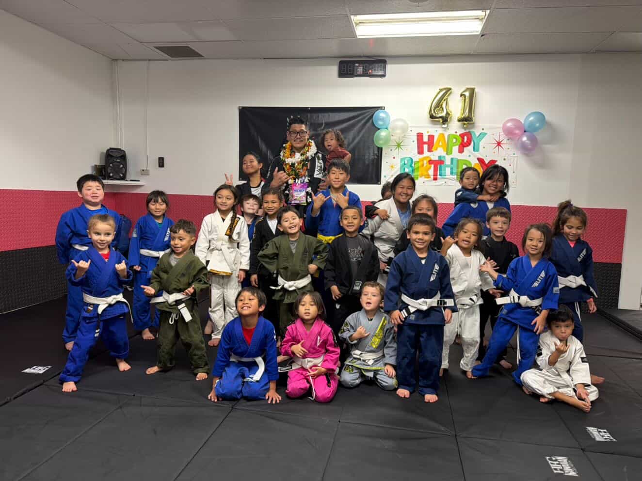 Belt promotion ceremony